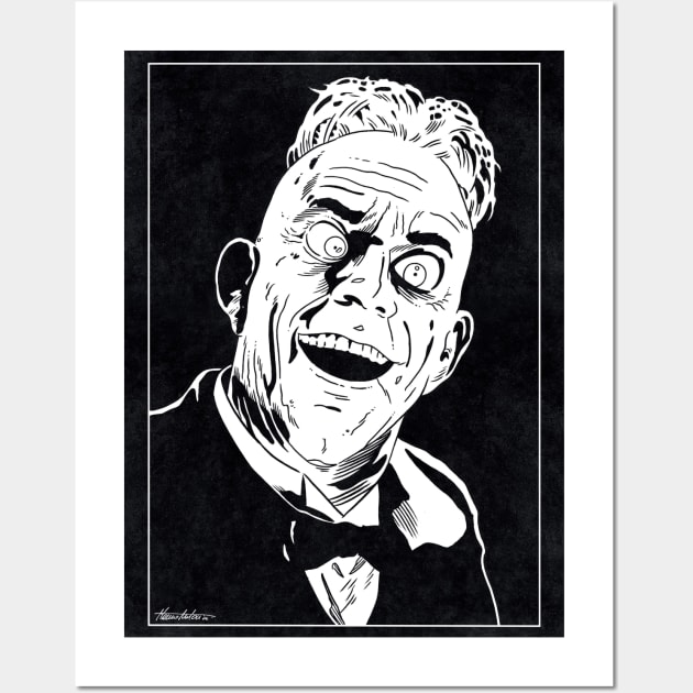 JUDGE DOOM - Who Framed Roger Rabbit (Black and White) Wall Art by Famous Weirdos